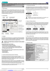 PEHA PHC Installationshandbuch