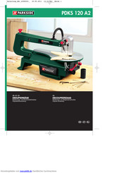 Parkside PDKS 120 A2 Bedienungsanleitung