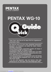 Pentax WG-10 Handbuch