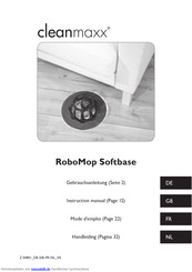 Cleanmaxx Z 04851 - 7001-INT-2 RoboMop Softbase Gebrauchsanleitung