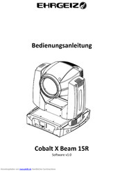 Ehrgeiz Cobalt X Beam 15R Bedienungsanleitung
