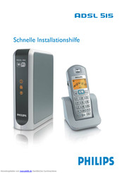 Philips ADSL 515 Schnellstartanleitung