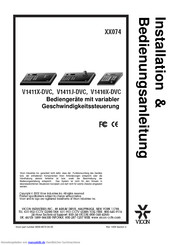 Vicon V1411X-DVC Bedienungsanleitung
