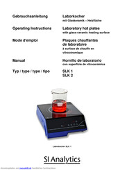 SL Analytics SLK 1 Gebrauchsanleitung