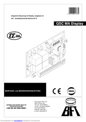 BFT QSC MA Montageanleitung