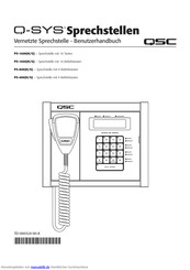 QSC Q-sys PS-1650(H/G) Benutzerhandbuch