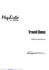 Saitek Travel Chess Bedienungsanleitung