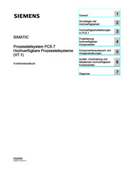 Siemens SIMATIC PCS 7 Funktionshandbuch