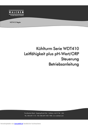 Walchem Serie WDT410 Betriebsanleitung