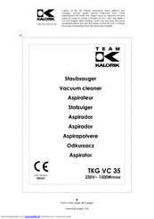 Kalorik TKG VC 35 Gebrauchsanleitung