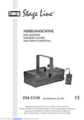 Stageline FM-1510 Bedienungsanleitung