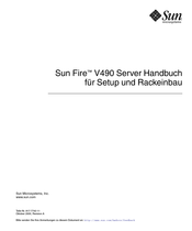 Sun Microsystems Fire V490 Handbuch