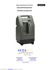 GTI DeVilbiss Compact 525 Gebrauchsanweisung
