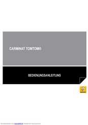 Tomtom CARMINAT Bedienungsanleitung