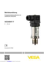 Vega VEGABAR 17 Betriebsanleitung