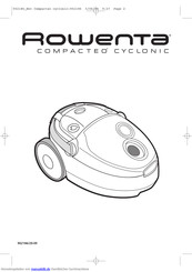Rowenta RO3463 COMPACTEO CYCLONIC Handbuch