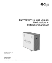 Sun Microsystems Ultra 45 Installationshandbuch