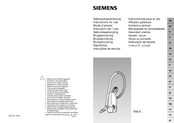 Siemens VS60A10 Gebrauchsanweisung