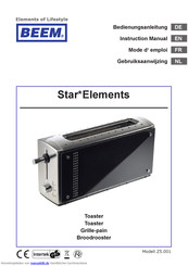 Beem Star ElementsZ5.001 Bedienungsanleitung
