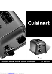 Cuisinart CPT160E Handbuch