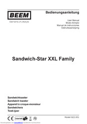 Beem Sandwich-Star XXL Family Bedienungsanleitung