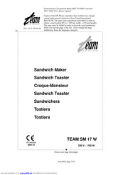 Team SM 17 W Gebrauchsanleitung