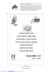 Team SWM 1 CE Gebrauchsanleitung