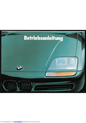 BMW Z1 Betriebsanleitung