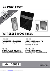 Silvercrest IAN 102932 Wireless Doorbell Bedienungsanleitung