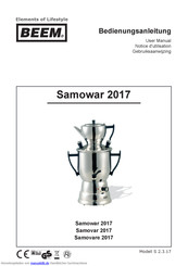 Beem Samowar 2017 Bedienungsanleitung