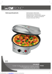 Clatronic PM 3622 Pizza-Maker Bedienungsanleitung