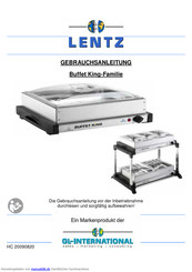 Lentz Buffet King 10 Gebrauchsanleitung