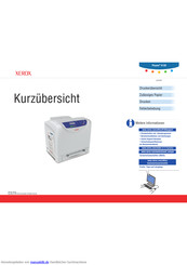 Xerox Phaser 6130 Kurzanleitung