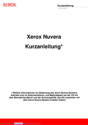Xerox Nuvera 120 Kurzanleitung