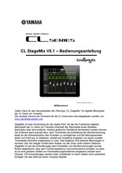 Yamaha CL StageMix V5.1 Bedienungsanleitung