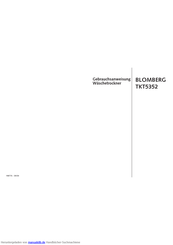 Blomberg TKT 5352 Gebrauchsanweisung