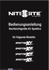 NiteSite Spotter XV Bedienungsanleitung