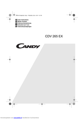 Candy cdv 265 ex Gebrauchsanweisung