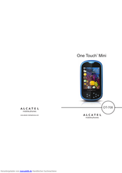 Alcatel One Touch Mini OT-708 Benutzerhandbuch