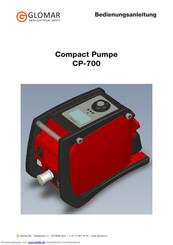 Glomar Compact Pumpe CP-700 Bedienungsanleitung