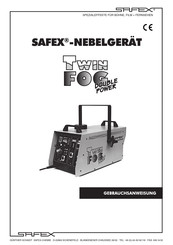 Safex Twin Fog Gebrauchsanweisung