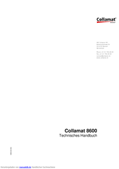 Collamat 8600 Technisches Handbuch