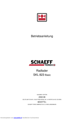 Schaeff SKL 823 Basic Betriebsanleitung