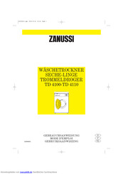 Zanussi-electrolux td4100 5 0 kg Gebrauchsanweisung