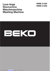 BEKO WMB 51220 Handbuch