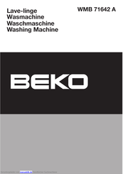 BEKO WMB 71642 A Handbuch