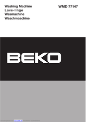BEKO wmd 77147 Handbuch