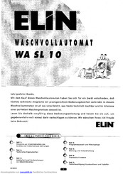 Elin WASL10 Bedienungsanleitung