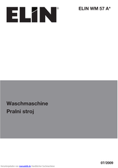 Elin WM57A Bedienungsanleitung