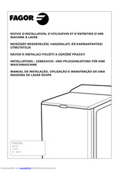 Fagor 1fet 116 Handbuch
